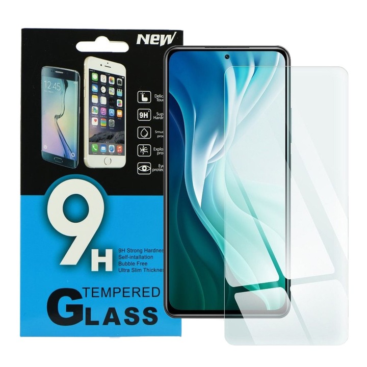 Xiaomi Mi 11i / 11x / Mi 11x Pro / Redmi K40 Pro Plus kompatibilis üvegfólia, előlapi, edzett