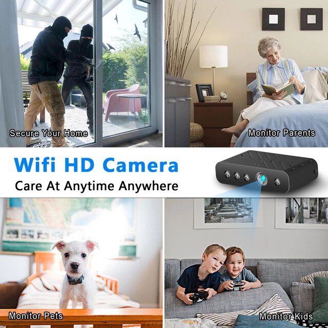 Mini Camera Spion tip USB, 1080P Quantum®, Unghi Larg 100° Cu Functie ...