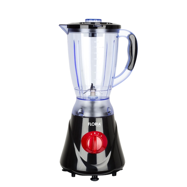 Blender portabil cu USB 500ml, 6 lame, 18000rpm, albastru