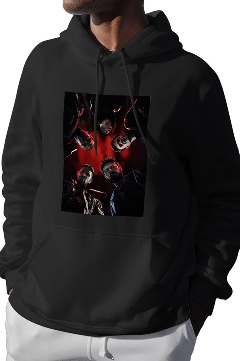 Hanorac barbati The Boys Crew Supereroi Inspirat Desene Animate Magic, negru, marime 2XL
