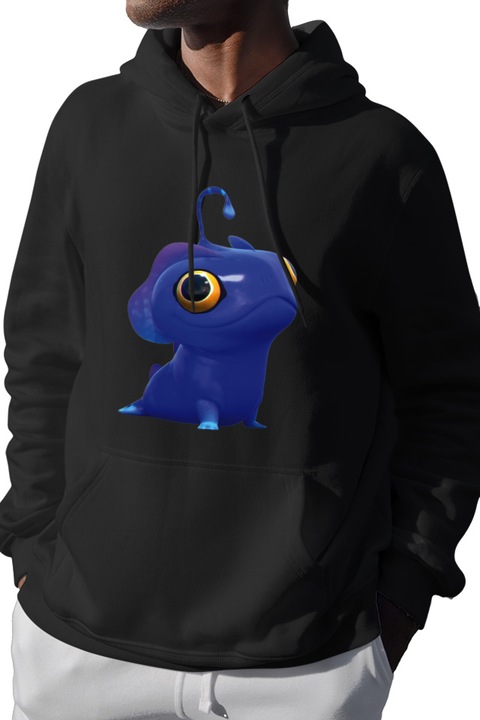 Hanorac barbati The Sea Beast Blue Monstrul Marii Dragut Adorabil Happy, negru, marime 3XL