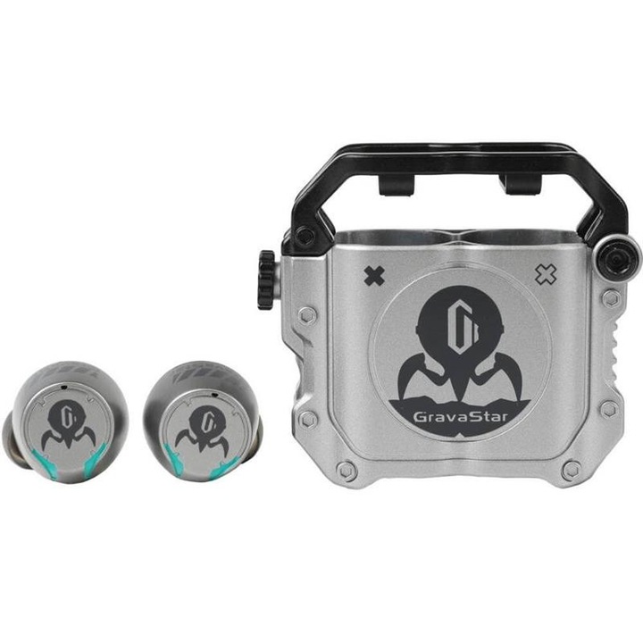 Casti audio wireless Nura Nuraphone G2, Functie anulare zgomot, Microfon, Negru