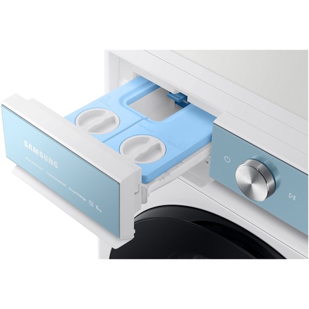 Masina de spalat rufe Bespoke Samsung WW11BB944DGMS7, 11 kg, Clasa A, AI wash, AI Ecobubble, QuickDrive™ Q-Bubble™, Motor Digital Inverter, Alb