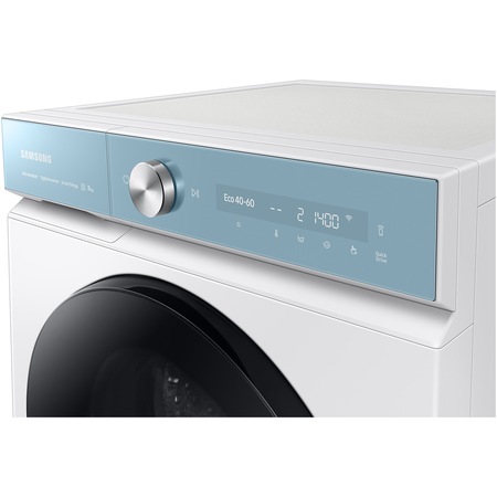 Masina de spalat rufe Bespoke Samsung WW11BB944DGMS7, 11 kg, Clasa A, AI wash, AI Ecobubble, QuickDrive™ Q-Bubble™, Motor Digital Inverter, Alb