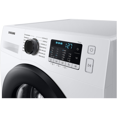 Masina de spalat rufe Samsung WW11BGA046AELE, 11 kg, Clasa A, SpaceMax™, Eco Bubble™, Hygiene Steam, Motor Digital Inverter, Alb