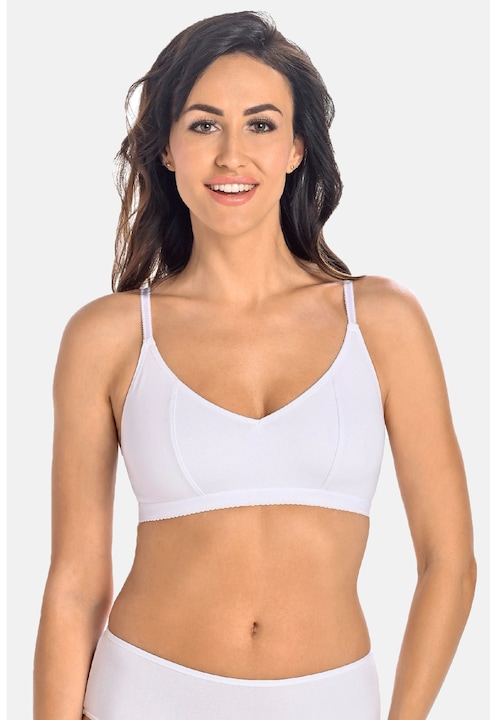 Sutien din bumbac bralette Bianca, Teyli, Alb
