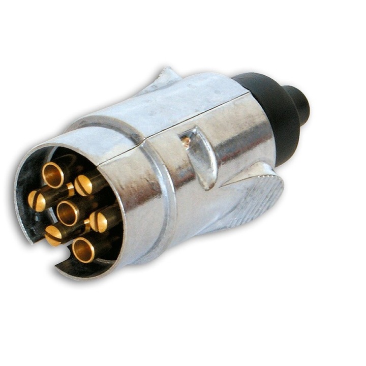 Fisa priza remorca Aluminiu cu conectare 7 pini 12V Nabi Market ®