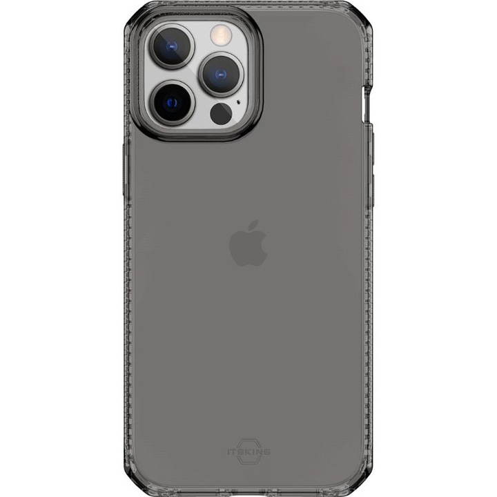Калъф за телефон, Itskins, полиуретан, съвместим с iPhone 13 Pro, сив