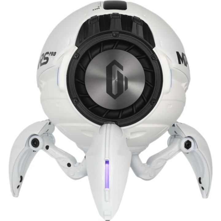 Difuzor wireless portabil, GravaStar, BT Mars Pro Shark 14 Special Edition, Aliaj de zinc, Gri/Rosu