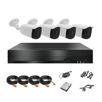 Kit/sistem supraveghere video cu 4 camere rezolutie 5 MP ENVIO AESS-KIT4CHBFP50H500HDD