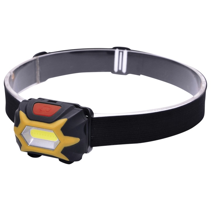 Lanterna pentru cap Escape COB, LED, 155 lm, Negru/Galben