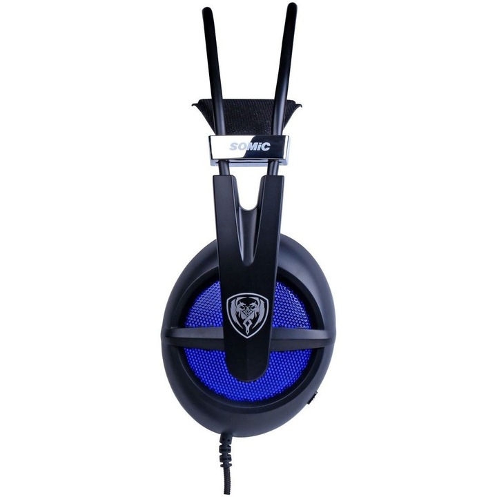 Casti gaming Somic P6, functie vibratii VIB II, efect de iluminare a cupelor LBST (Light Back Scattered Technology), 1 x jack 3.5mm
