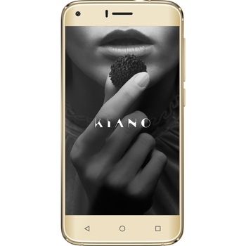Telefon mobil Kiano Elegance Pro 5.1, Dual SIM, 16GB, Gold Telefon mobil Kiano Elegance Pro 5.1, Dual SIM, 16GB, Gold