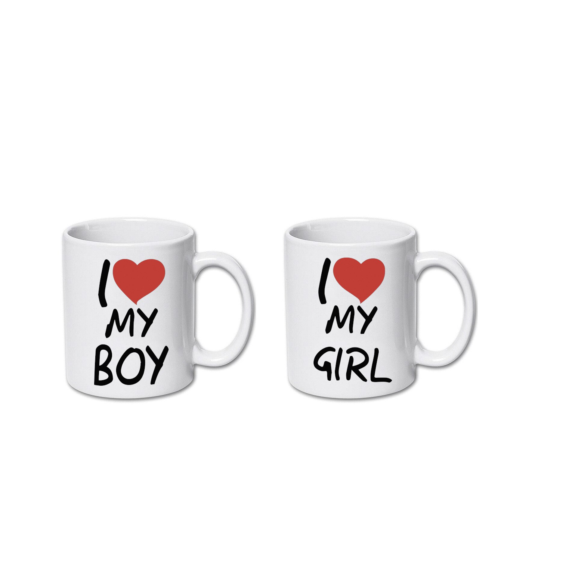 Set cani personalizate cu mesaj 