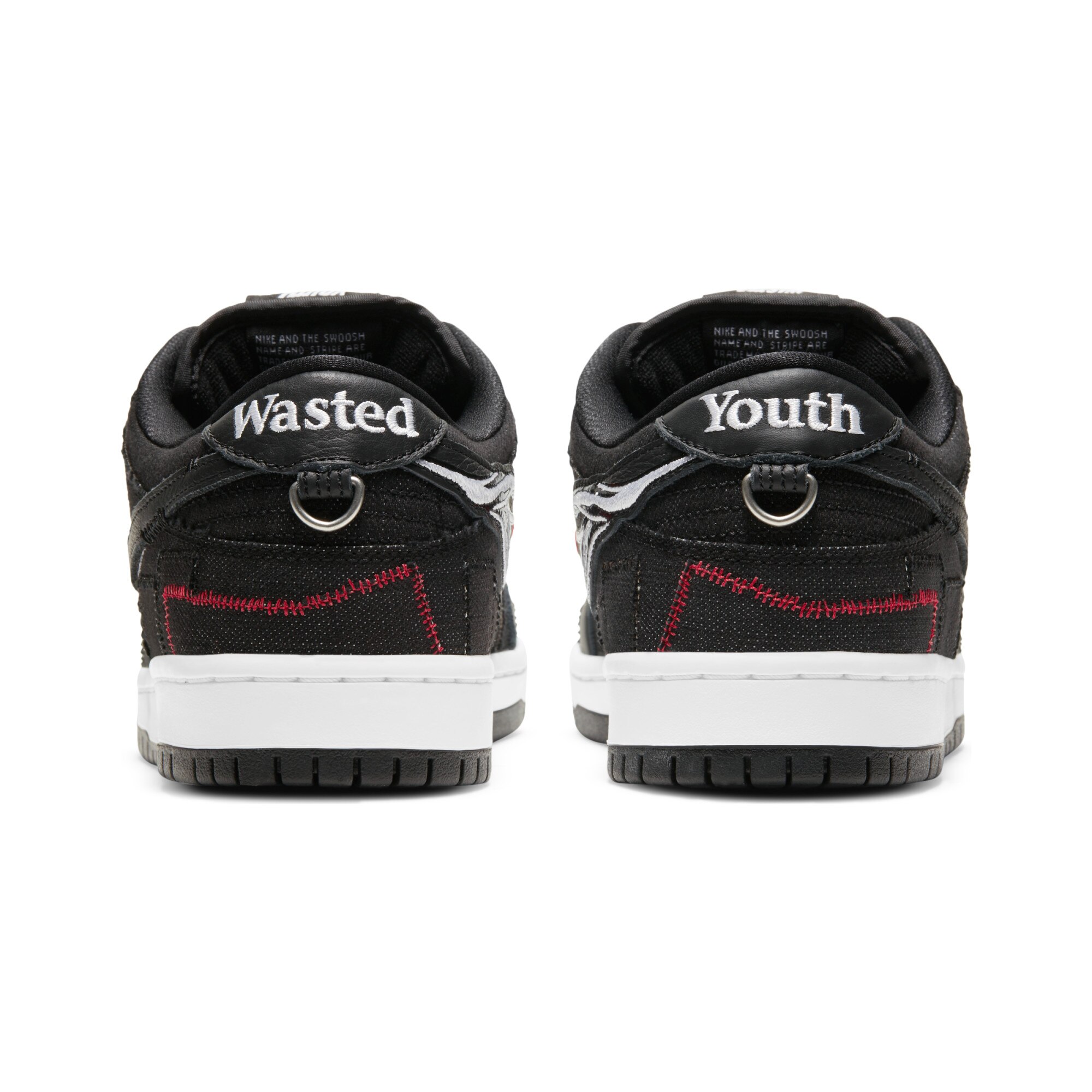 Wasted Youth × Nike SB Dunk Low 26cm Pantofi sport Nike SB x Wasted Youth Dunk Low Pro QS, Negru