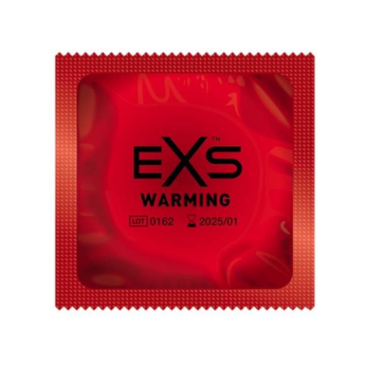 Prezervativ, Exs Warming, 1 buc, Latex, Transparent