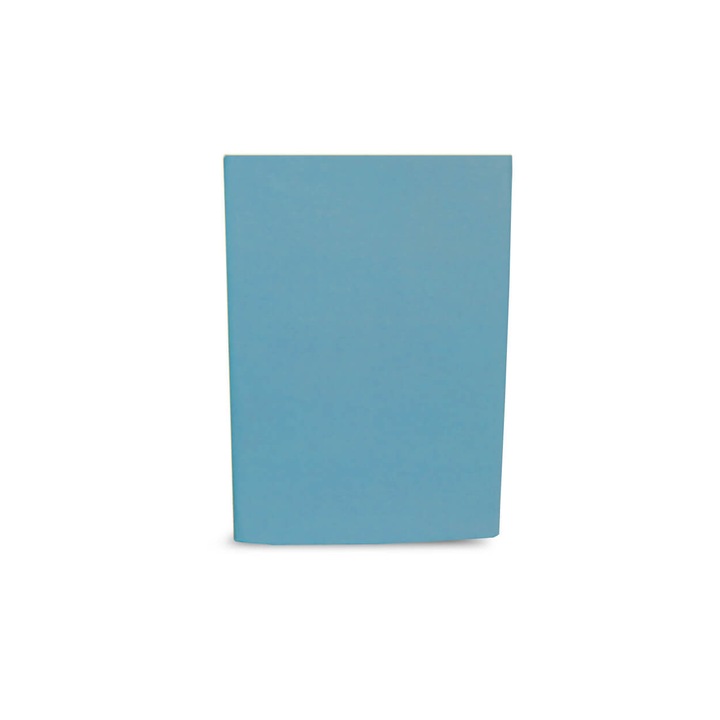 Cearceaf SklepKZ, 200 x 220 cm, Bumbac, Albastru