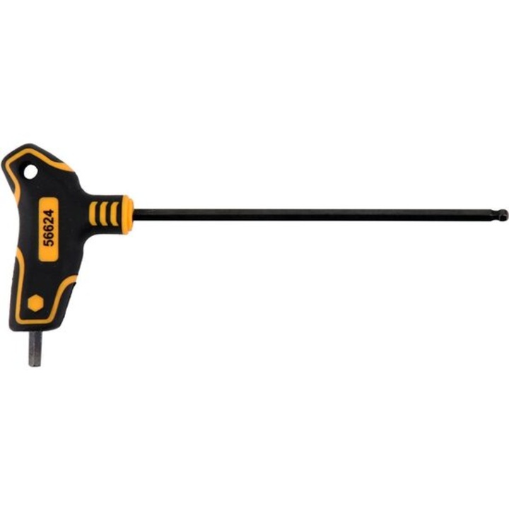 Hatlapfejű csavarkulcs 5,0 mm-es golyóval és T fogantyúval