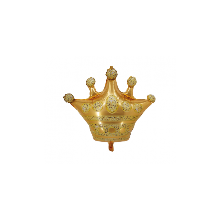 Фолиев балон модел корона 66 х 53 см златисто