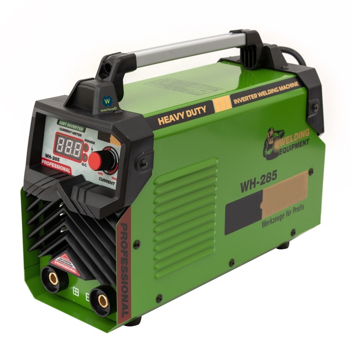 PROCRAFT AWH-285 Hegesztő készülék, Inverter, 285 A, Tartozékokkal együtt, Elektródák, 1,6-5 mm, Új modell, Prémium osztály