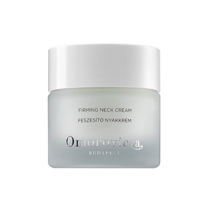 Crema fermitate gat si decolteu de zi si noapte cu acid hialuronic Omorovicza Firming Neck Cream 50 ml