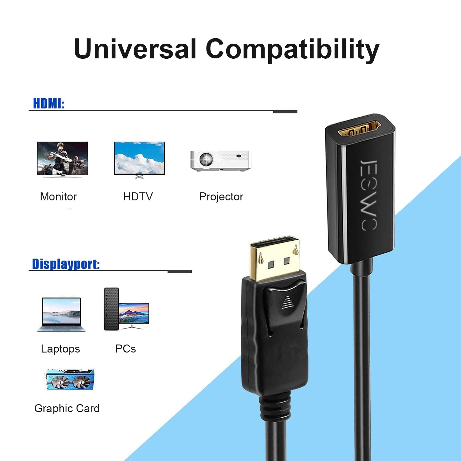 Adattatore Mini DisplayPort A HDMI 4K - Per Mac, Surface - Foto 3