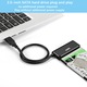 Cablu, Atolla, SATA/USB, 2.5/3.5'', Negru