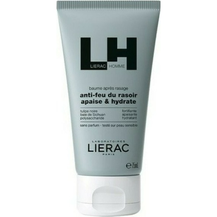 Balsam dupa barbierit 3 in 1, LIERAC Homme, 75 ml