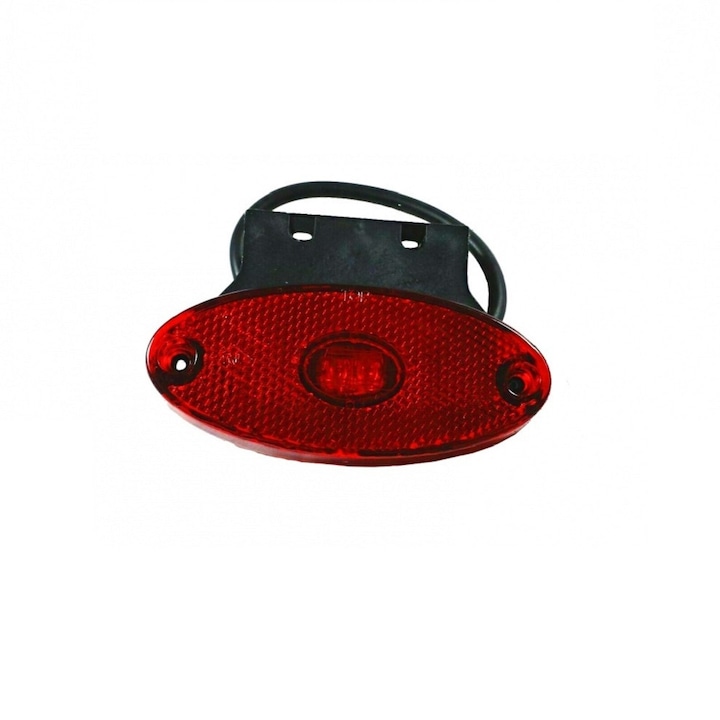 Led диоден индикатор с опора, червен цвят, маркер, 2 диода, вграден 24 V рефлектор