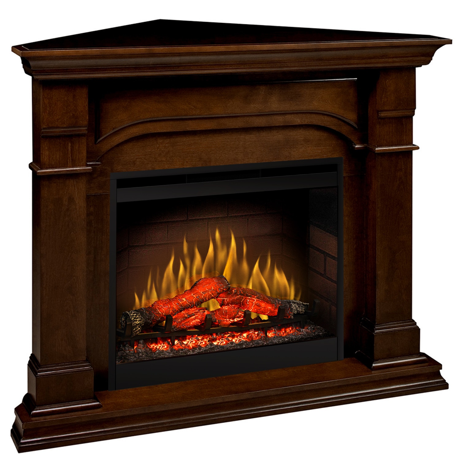 Semineu colt Oxford Nuc - cu focar electric 3D Dimplex Optiflame DF2608-EU cu sunet