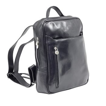 Rucsac piele naturala negru 4057 Rucsac piele naturala negru 4057