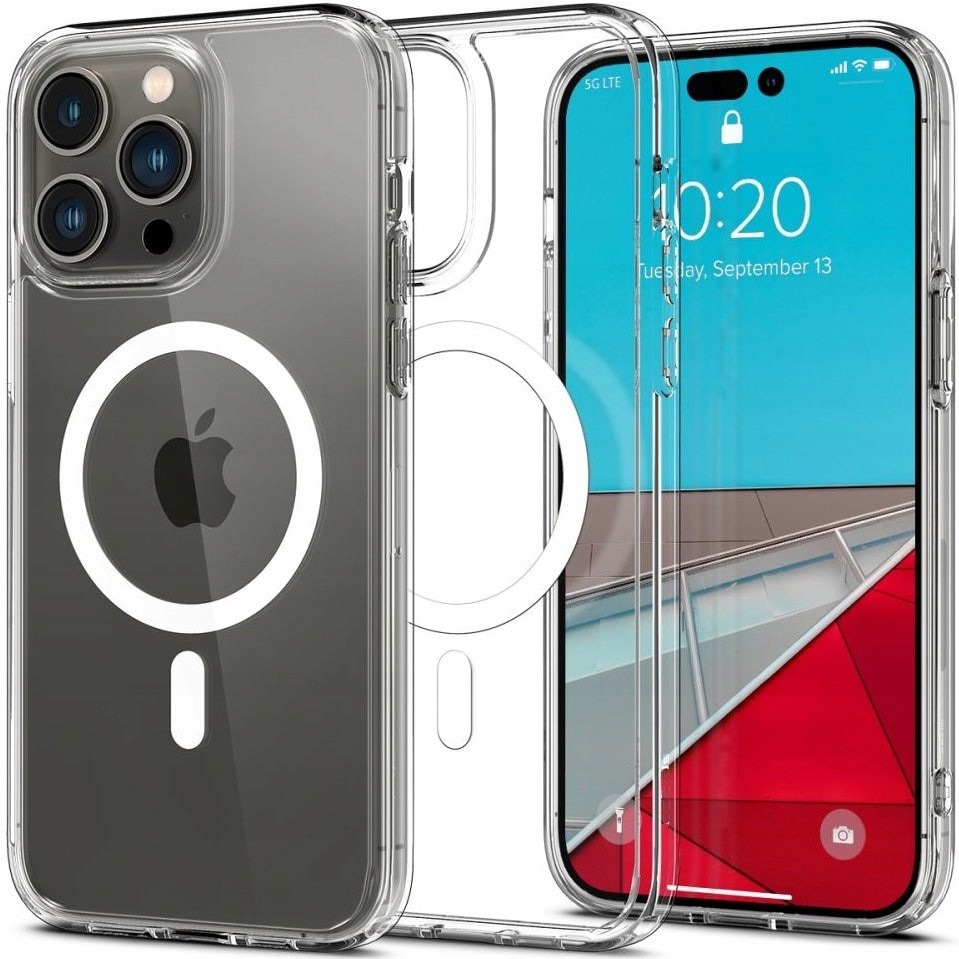 Husa de protectie EDOTON MagSafe Clear Case pentru iPhone 14 Pro Max, Transparent