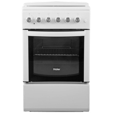 Aragaz Haier CSGF56MEW, 4 Arzatoare, Aprindere Electrica, Grill, Timer, 50 cm, Alb