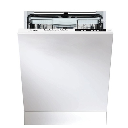 Masina de spalat vase incorporabila Haier DW15-D4145FBI , Capacitate 15 seturi, 9 programe, Clasa A++, Latime 60 cm, Alb