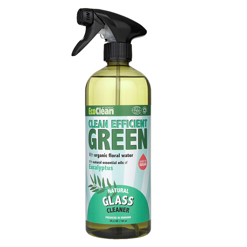 Detergent BIO pentru Geamuri Eucalipt EcoClean Nordic, 750 ml