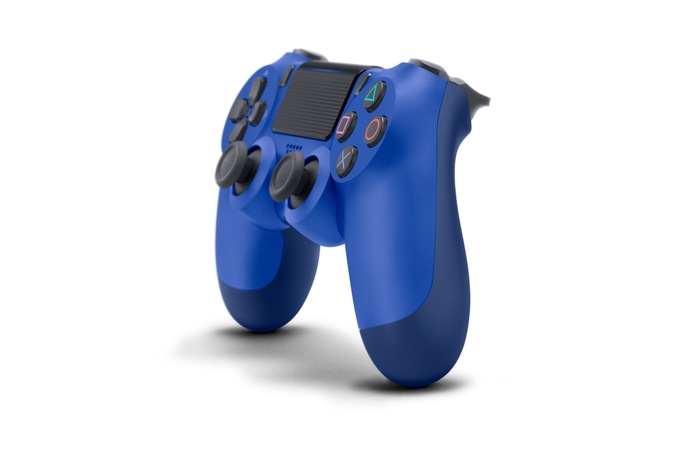 Ps4 wireless controller blue on sale