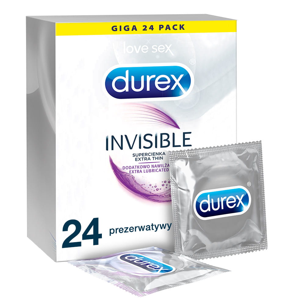 Durex Invisible óvszer, 24 db - eMAG.hu