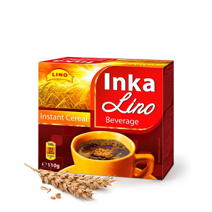 Bautura solubila Inka, Lino, Cereale, Fara cofeina, 110 g