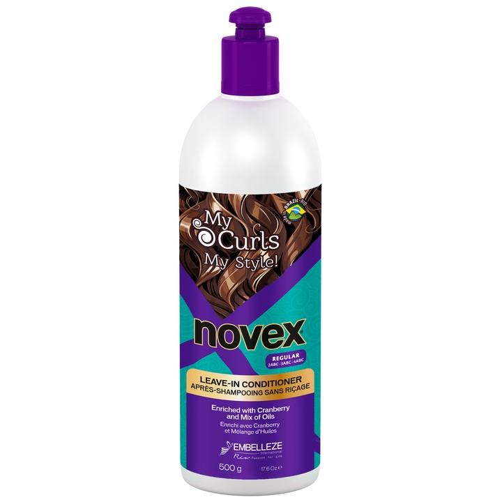 Balsam fara clatire novex par cret/ondulat 500 g