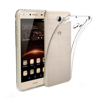 Husa de protectie ultraslim Huawei Y5 II / Y5 2, Silicon, Transparenta Husa de protectie ultraslim Huawei Y5 II / Y5 2, Silicon, Transparenta