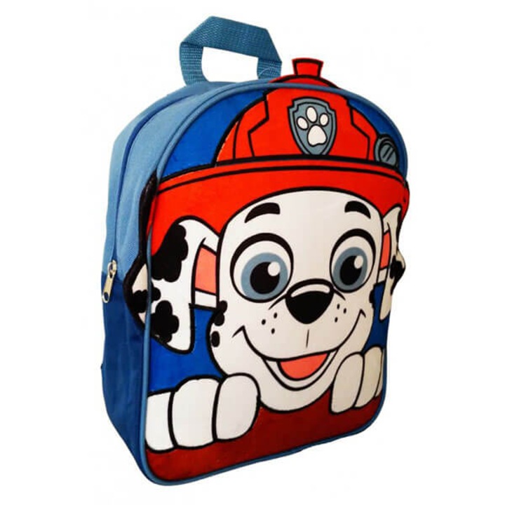 Mancs Őrjárat ovis hátizsák - 31,5x8,5x25,5 cm - plüssös Marshall díszítéssel
