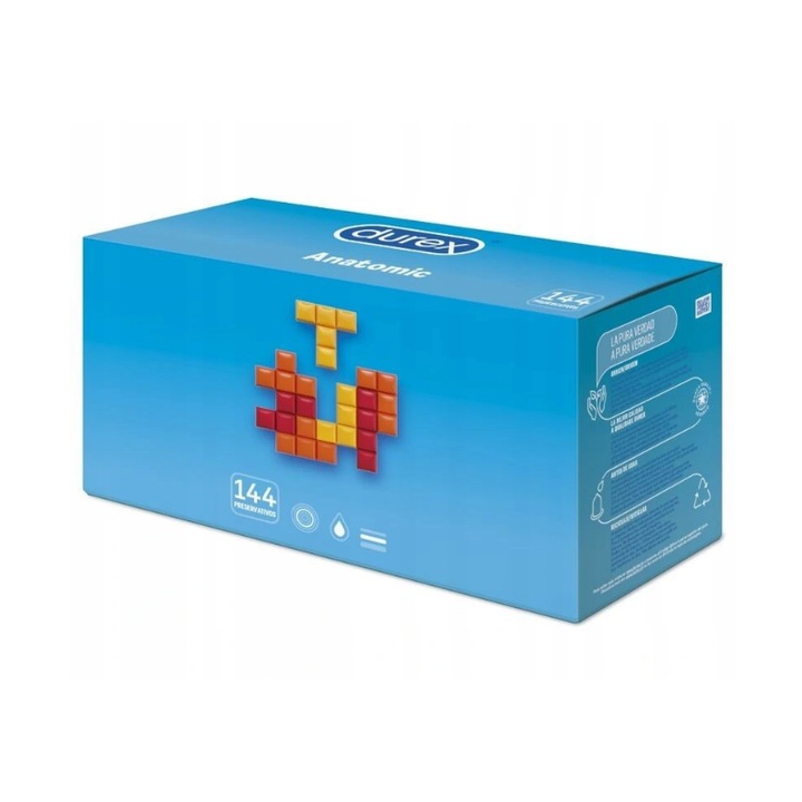 Durex Anatomic óvszer, 144 db
