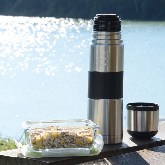 Thermos acciaio inox doppia parete - caldo/freddo 12-24h