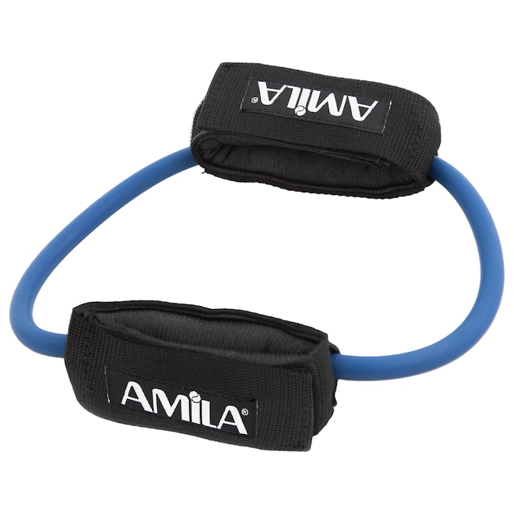 Banda elastica, Amila, Latex, Negru/Albastru