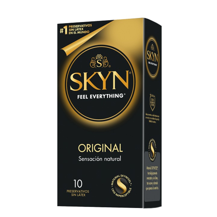 Set 10 Prezervative, Skins Original, Poliizopren, Transparent