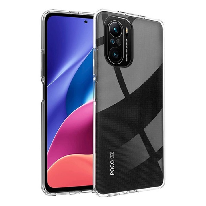 Xiaomi Poco F3 / Mi 11I Szilikon Telefonvédő (Ultravékony) Átlátszó