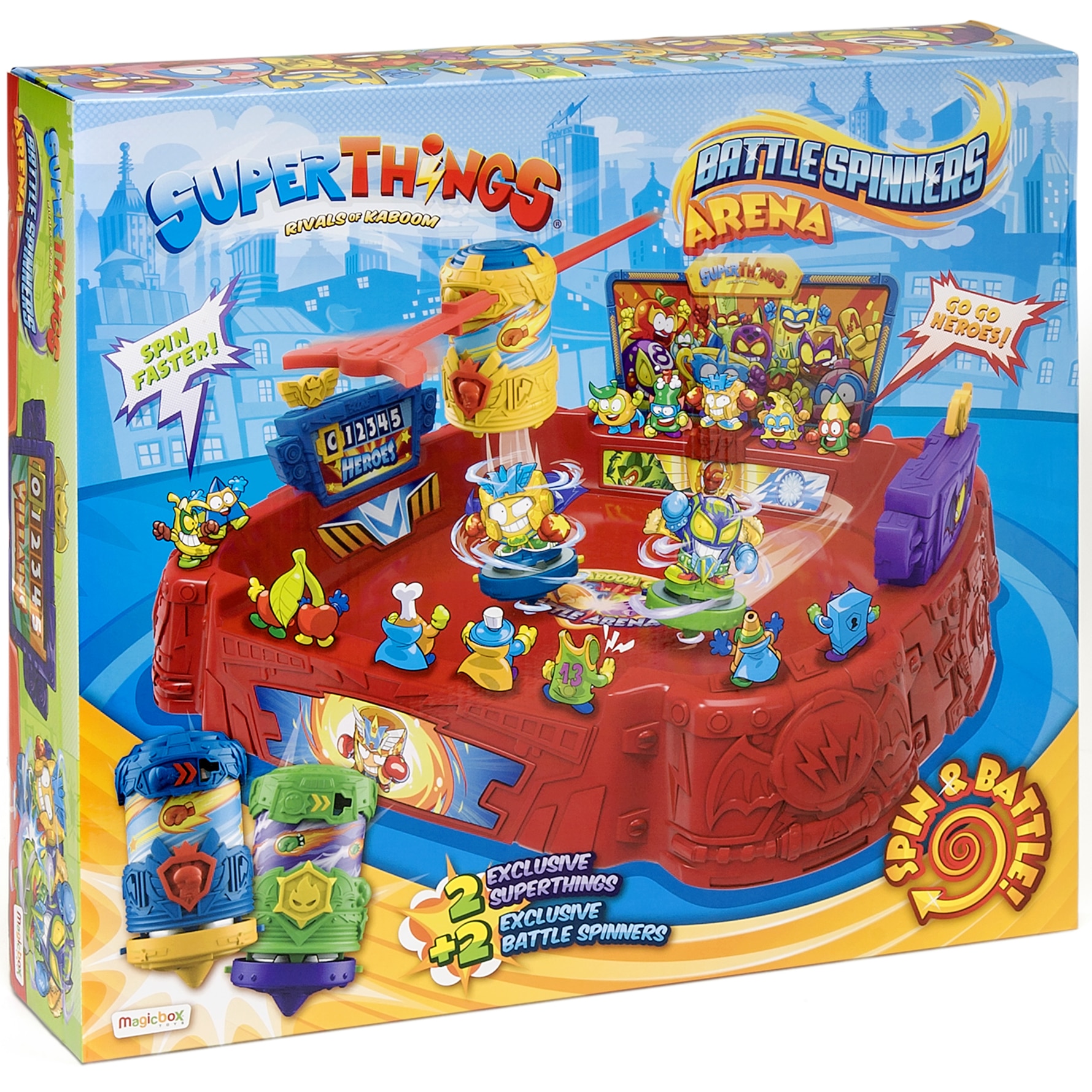 Set de joaca SuperZings - Battle spinners arena - eMAG.ro