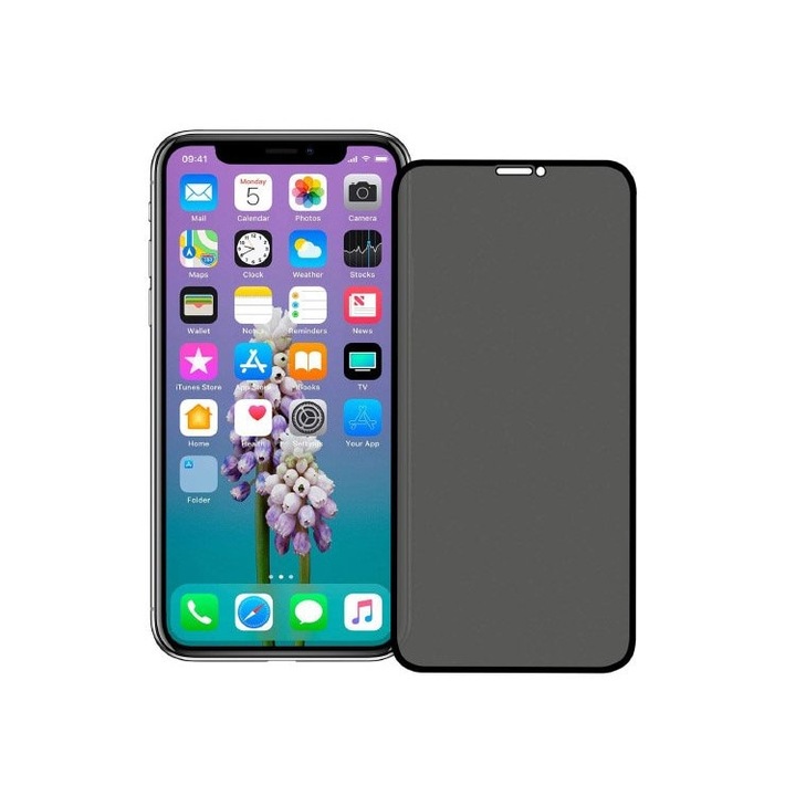 Prémium telefonvédő fólia, kompatibilis az iPhone X / XS készülékkel, adatvédelem