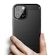 Husa telefon pentru iPhone 14 Pro Max, TPU Carbon, Techsuit, negru