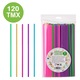Set paie din plastic, multicolor, 120 buc, 5 x 210 mm